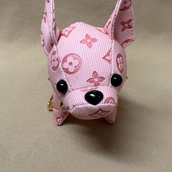 Pink Designer Dog Keychain - Picture 3 of 3